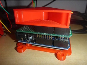 campainha de chifre 5v 12mm arduino eletrônica horn piezo buzzer 3d print model - Mito3D
