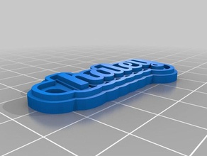 haley keychains customized 3d print model - Mito3D