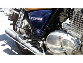 suzuki tu250x motosiklet araç kapak Otomotiv kutusu logo aracı 3d print model - Mito3D