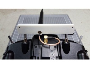 taranis anten braketi r c araçlar frsky x9 3d print model - Mito3D