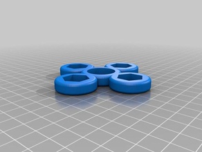 spinner 4 giocattoli meccanici su misura 3d print model - Mito3D