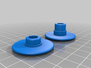 2x lager mutter mecânico de brinquedos personalizado 3d print model - Mito3D