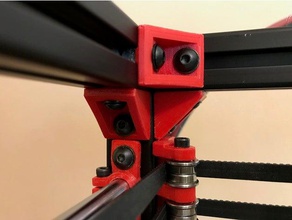 2020 corner bracket m4 3d printer parts extrusion 3d print model - Mito3D