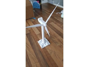scale wind turbine buildings & structures 3d print model - Mito3D