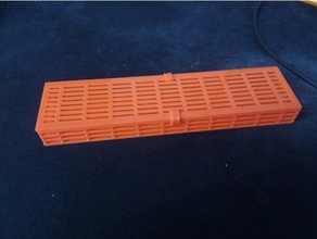 silica gel desiccant box closing clip dry 3d printer accessories clips filament case container 3d print model - Mito3D