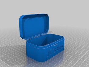 jts charnière de la boîte l'organisation personnalisé 3d print model - Mito3D