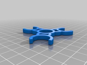 fidget spinner incastro cap giocattoli meccanici 3d print model - Mito3D