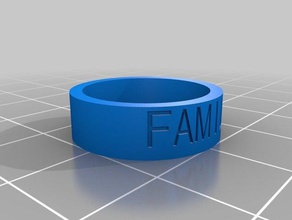 lex les anneaux personnalisé 3d print model - Mito3D