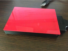 unidad de disco duro caso equipo alojamiento caja hd 3d print model - Mito3D