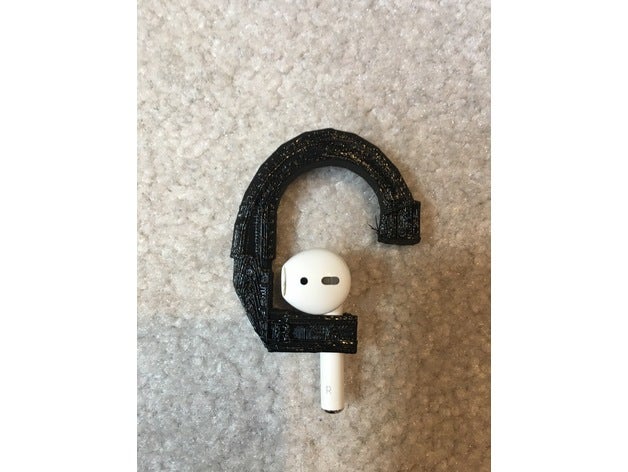 apple airpods crochet d'oreille 3D print model - Mito3D