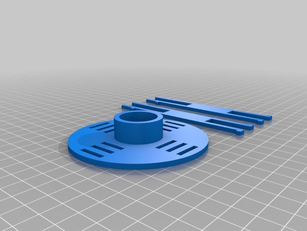 adaptador de montagem monoprice filamento spool mais fino do eixo Impressora 3d acessórios personalizado 3D print model - Mito3D