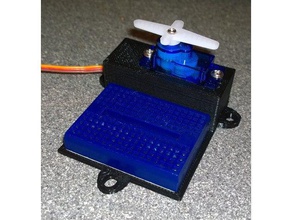 mountable base sg90 servo mini breadboard v11 electronics arduino nano tower pro 3d print model - Mito3D