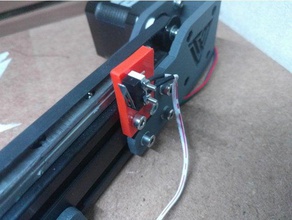 tevo tarantula limit switch bracket mgh12 3d printer parts endstop mount mgn12 3d print model - Mito3D