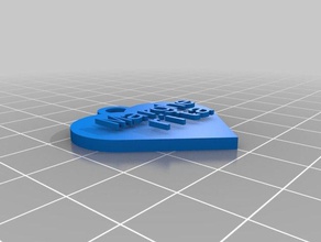 meine angepasste Herzen pendant2 Kunst kundengebundene 3d print model - Mito3D