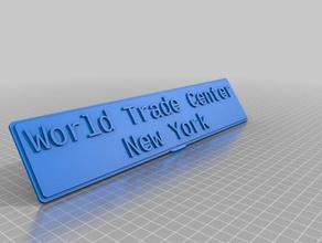 wtc new york office customized 3d print model - Mito3D