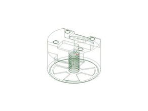 polaroid cube 1 4-20 screw tripod mount camera 3d print model - Mito3D