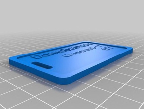 damebuster doris ménage personnalisé 3d print model - Mito3D