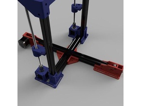 tevo tarantula y centre Klammern 3d-Drucker Teile 3d print model - Mito3D