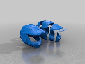 halo helmet mk vi 3d printing 3d print model - Mito3D