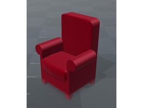 la sedia mobilia di modello 3d print model - Mito3D