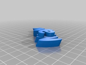 özelleştirilmiş iamburny benim v2 metin - isim Anahtarlık keyfob 3d print model - Mito3D