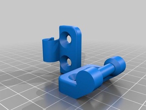 snap hinge v2 3d printer parts bibo 3d print model - Mito3D