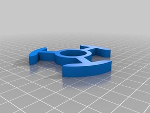 spike - figet giratório brinquedos & games fidget spinner 3d print model - Mito3D