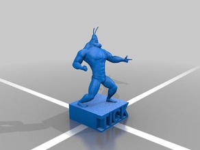 tick sculptures comics epic statue thetick 3d print model - Mito3D