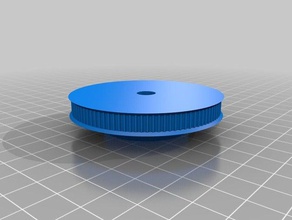 gt2 pulley 100 tooth 8mm bore 3d printer parts customized 3d print model - Mito3D