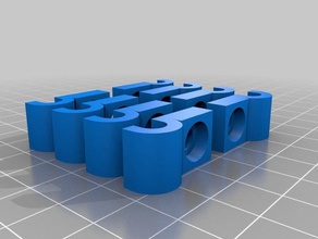 pequeno grampo do cabo peças de substituição personalizado 3d print model - Mito3D