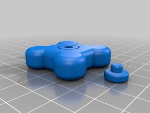 notsosimplespinner Spielzeug & Spiele fidget spinner printinplace 3d print model - Mito3D