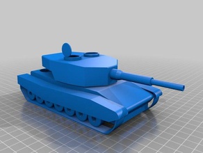 tanque leopard2 A impressão 3d 3d print model - Mito3D