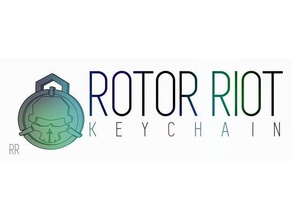 rotor riot logo llavero - poco diferente titular La impresión en 3d mod el 3d print model - Mito3D