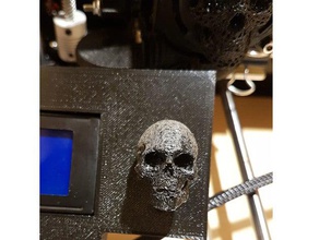 2004a lcd skull dial knob 3d printer accessories 3d print model - Mito3D