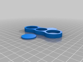 trimestre giratório brinquedos & games personalizado 3d print model - Mito3D