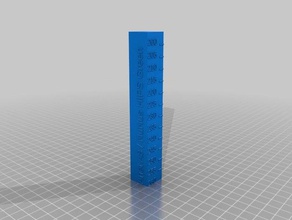 anet a8 nunus hips neon green temperature calibration tower 3d printing tests customized 3d print model - Mito3D