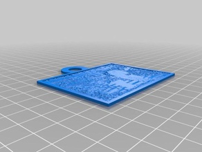 my customized lithopane 2d art 3d print model - Mito3D