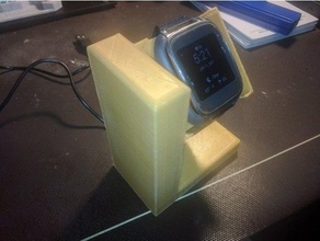 asus zenwatch wi500q stand di ricarica telefono cellulare 3d print model - Mito3D