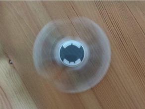 dual extrusion batman fidget spinner toys & games 3d print model - Mito3D