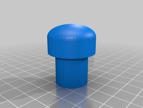 my customized knob ghost 1 replacement parts 3d print model - Mito3D