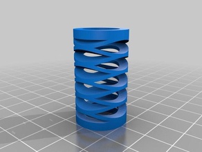 launcher coil spring tools customized 3d print model - Mito3D