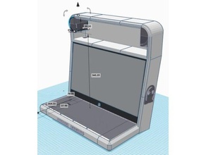 bartop arcade makinesi mini vewlix diy 3d print model - Mito3D