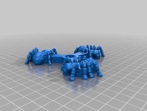 vogelspinner jouets & jeux oiseau d'araignée spinner 3d print model - Mito3D