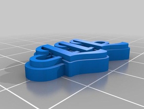 lil Schlüsselanhänger kundengebundene 3d print model - Mito3D