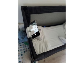 téléphone dock bébé lit pliable ménage freecad aller le stand 3d print model - Mito3D
