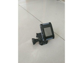 pebble gopro mount Kamera 3d print model - Mito3D