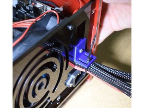 kara dul kablo koruma 3d yazıcı parçaları 3d print model - Mito3D