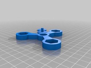 spinner écrous m10 poids jouets & jeux fidget 3d print model - Mito3D