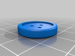 bottone 3 nuchi 4mm parti di ricambio su misura 3d print model - Mito3D