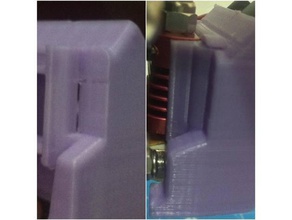 ender-2 duto do ventilador sem back-end buraco Impressora 3d extrusoras 3d print model - Mito3D